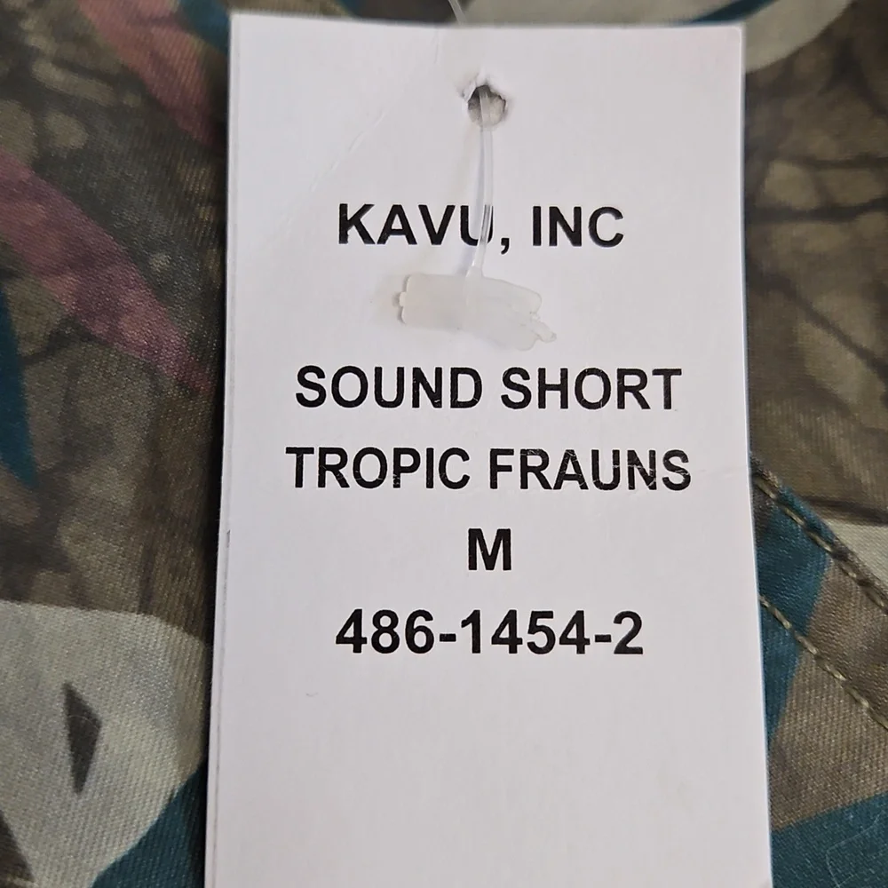 KAVU Tropic Frauns Sound Short, Size Medium, NWT